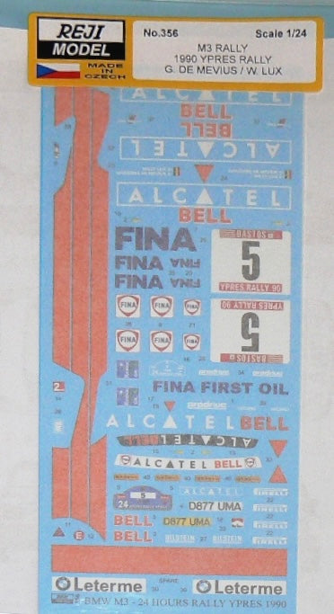 BMW M3 GR.A ALCATEL - RALLY 24 HOURS YPRES 1990