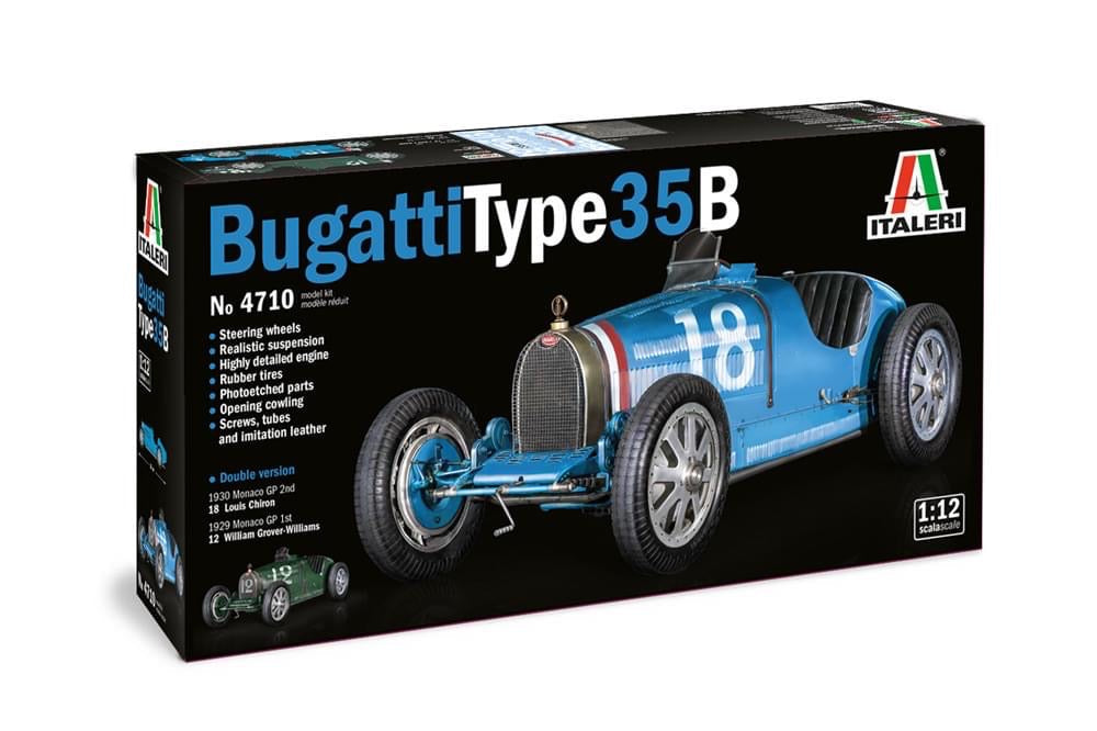 BUGATTI TYPE 35B - GRAND PRIX DE MONACO 1929 ET 1930 F1 BUGATTI TYPE 35B - GRAND PRIX DE MONACO 1929 ET 1930 F1