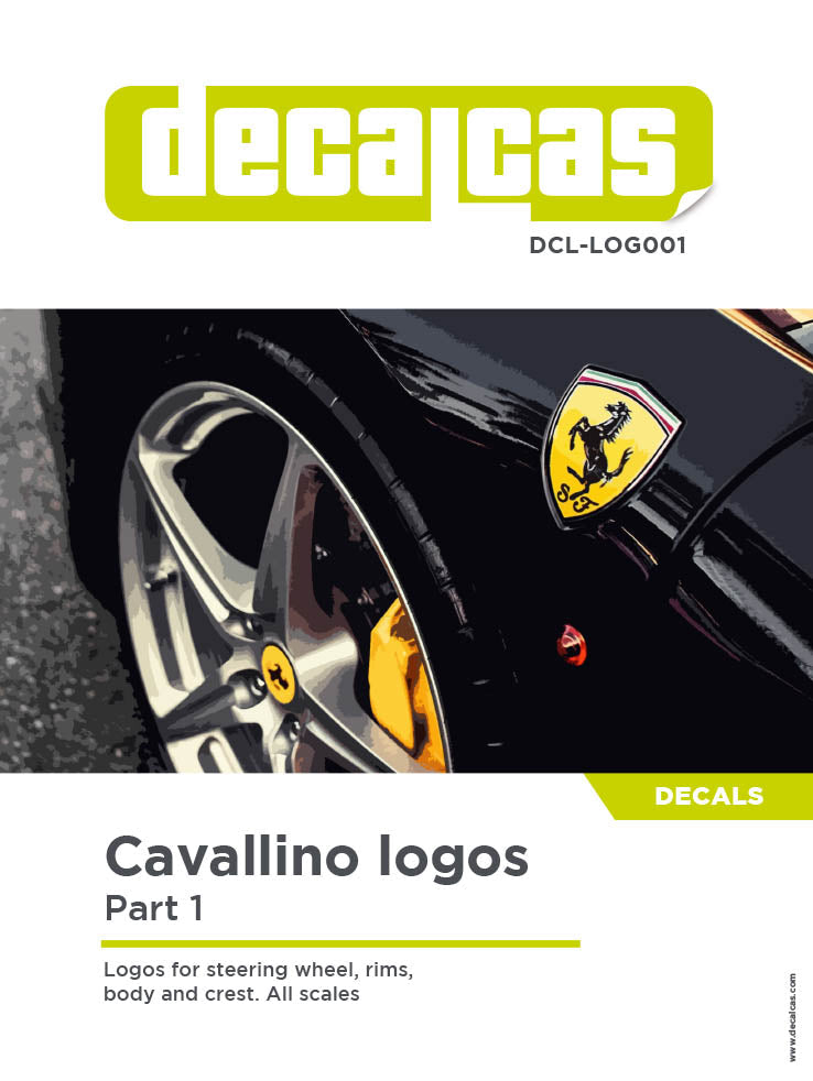 DECAL SET FERRARI CAVALLINO LOGOS PART 1