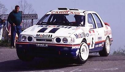 DECALS FORD SIERRA COSWORTH 4X4 - 1992 TOUR DE CORSE