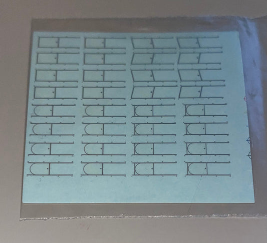 DECALS GUILLOTINES FOR PLEXIGLASS WINDOWS