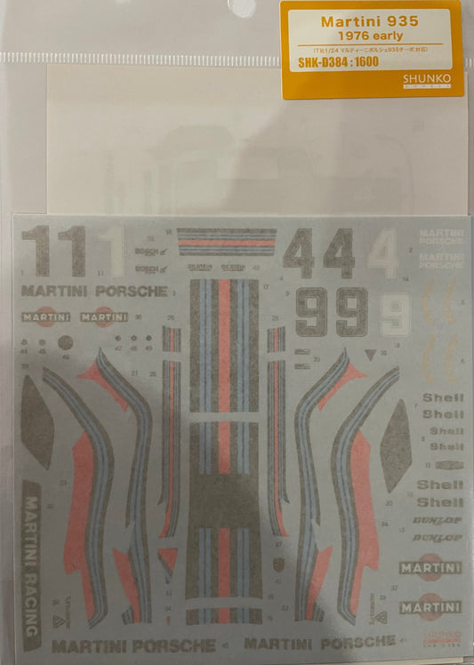 DECALS PORSCHE 935 MARTINI - 24 HOURS LE MANS