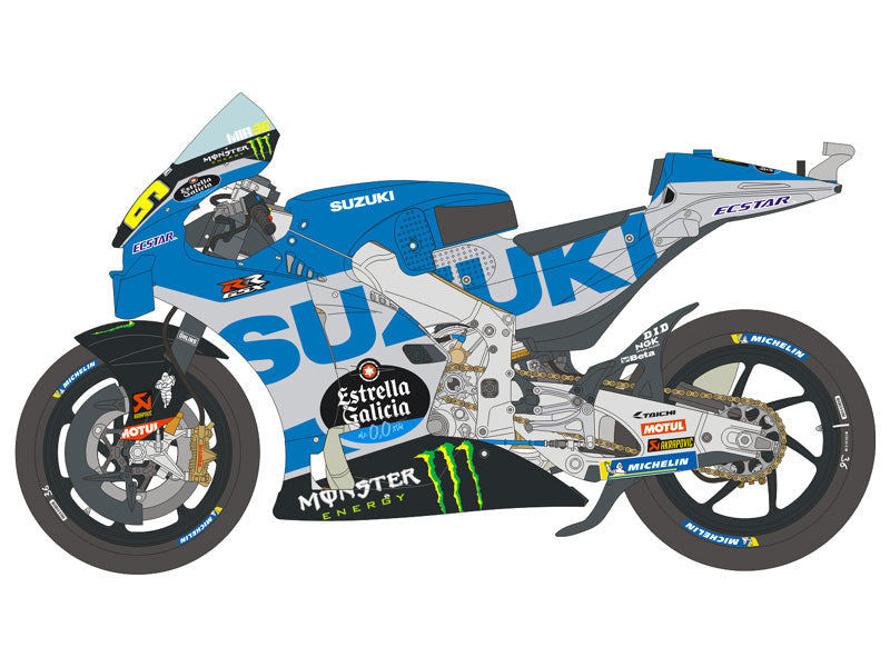 DECALS SUZUKI ECSTAR TEAM - ESTRELLA GALICIA MOTO GP 2022 – dmodelkits