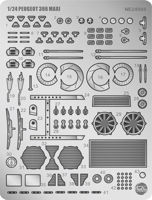 DETAIL SET UP PARTS PEUGEOT 306 MAXI