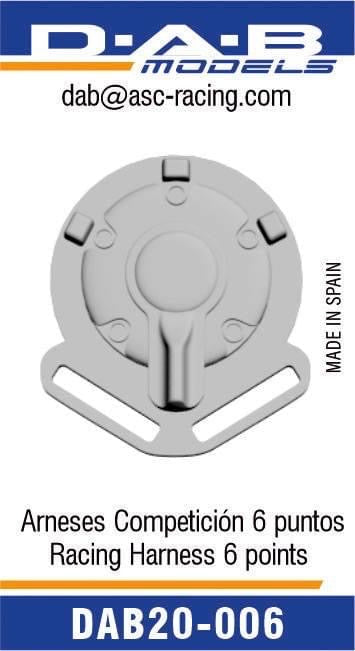 SET OF RACING HARNESS SEAT BELT 6 POINTS