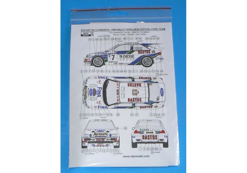 TRANSKIT FORD ESCORT RS COSWORTH GIESSE - RALLYE D'ESPAGNE 1995