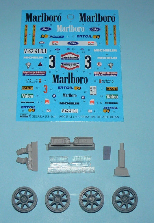 TRANSKIT FORD SIERRA COSWORTH 4X4 GR.A ESPANÃ TEAM MARLBORO -PRINCIPE ASTURIAS RALLY 1990