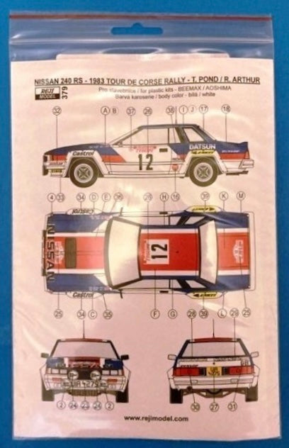 TRANSKIT NISSAN 240 RS - 1983 TOUR DE CORSE