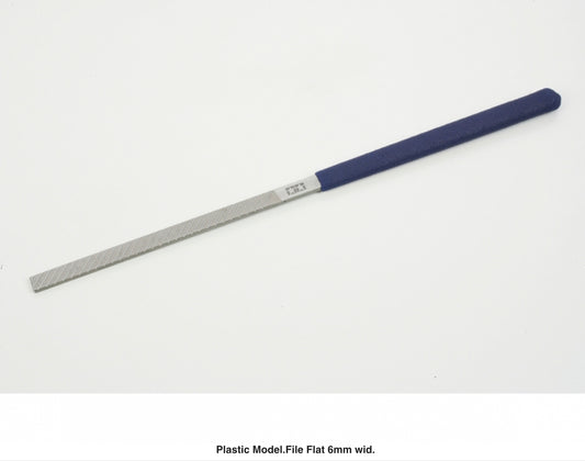 PLASTIC MODELING FILE - FLAT 6MM WIDTH