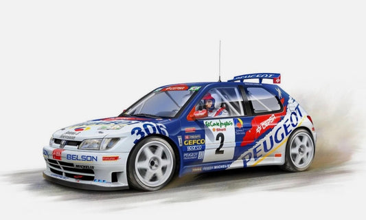 Peugeot 306 Maxi Evo 2 - Cepsa, Antena 3 - El Corte Ingles Rally Islas Canarias 1998