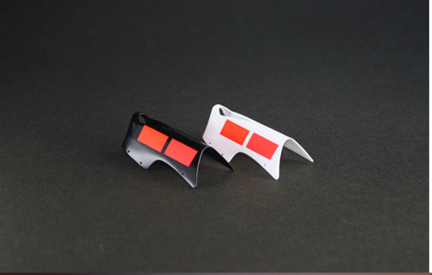 DECAL STICKER FLUORESCENT RED FINISH