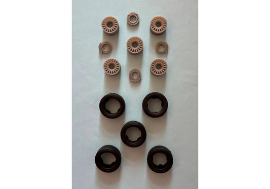 Gravel set OZ 15 inch with tires for Citroen C4 WRC