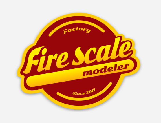 Fire Scale Logo Magnet