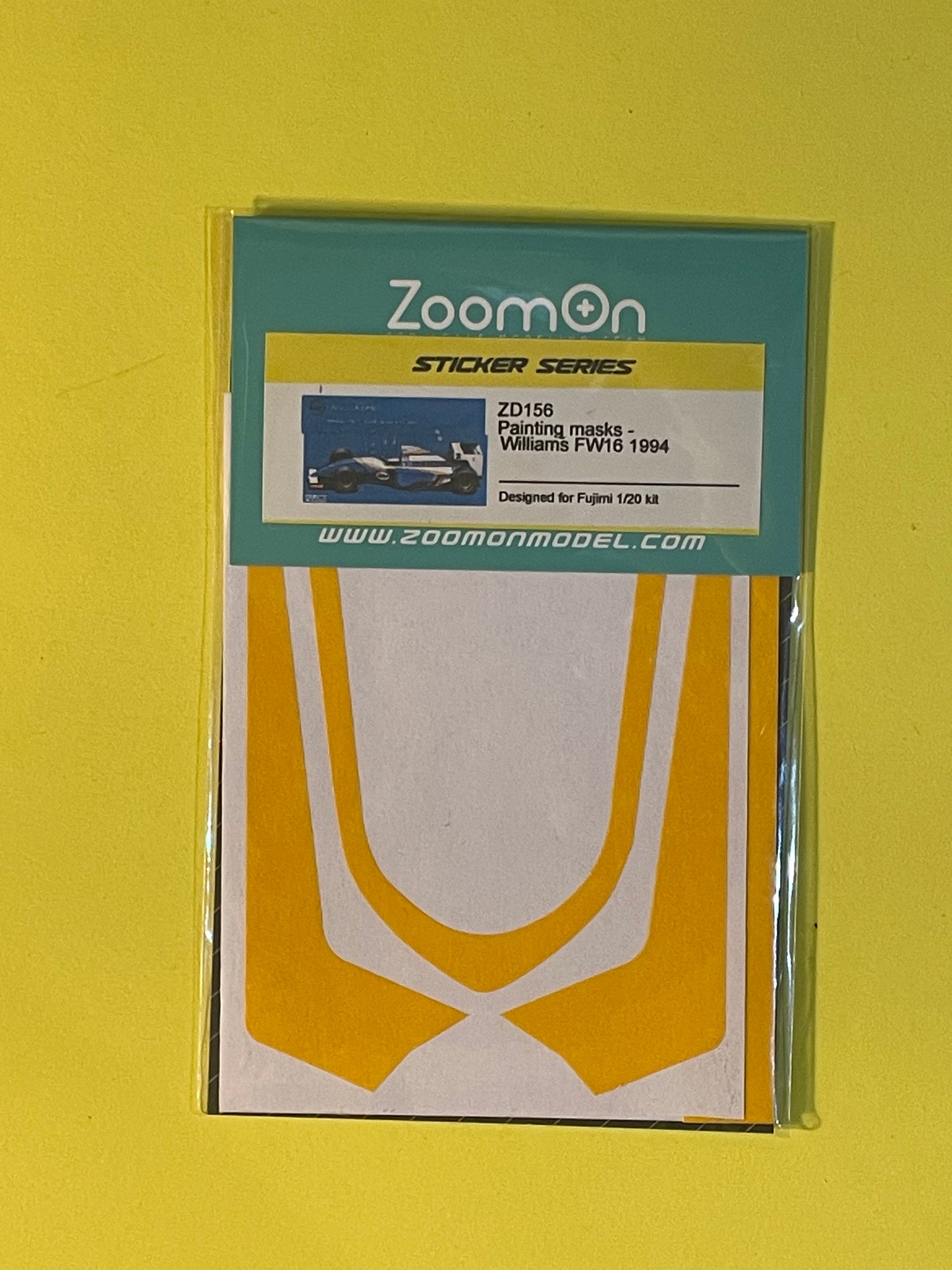 MASQUES DE PEINTURE POUR WILLIAMS FW16 1994