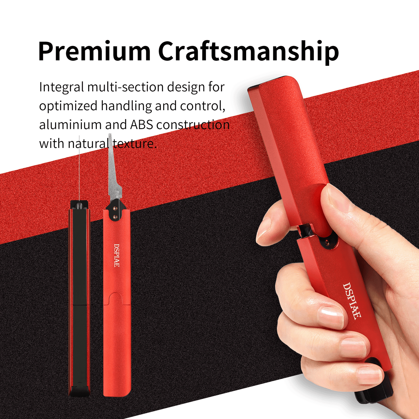 SCIE À MAIN EN ALLUMINIUM DSPIAE