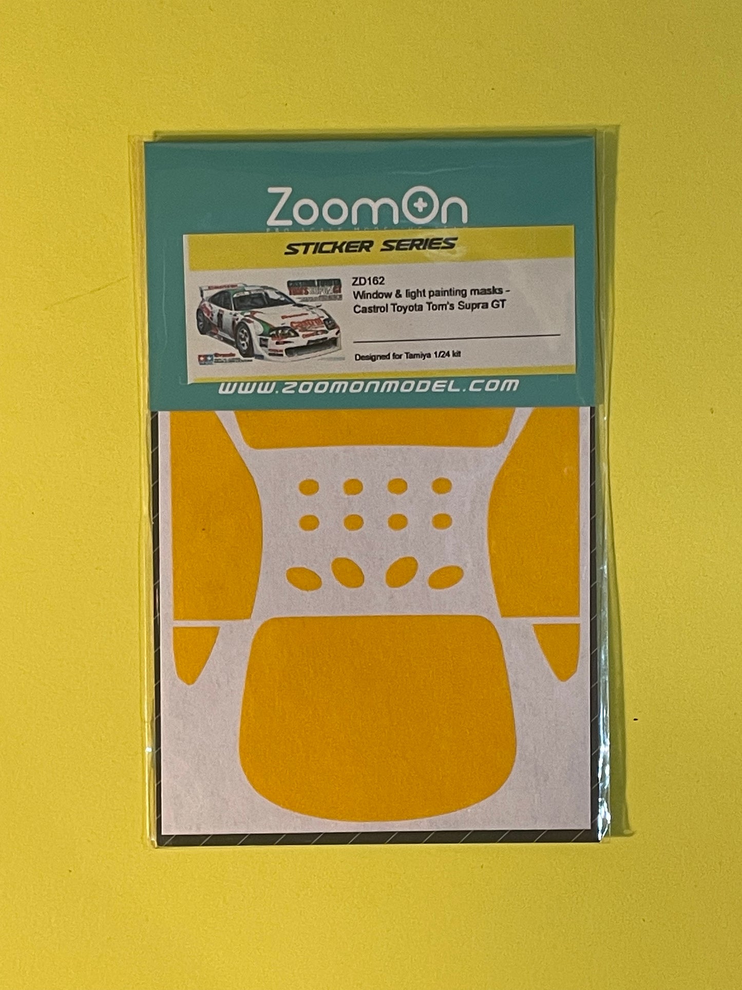 MASQUES DE PEINTURE DE FENÊTRES ET DE LUMIÈRE - CASTROL TOYOTA TOM´S SUPRA GT