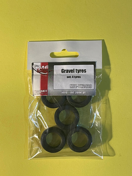 SET OF GRAVEL TYRES