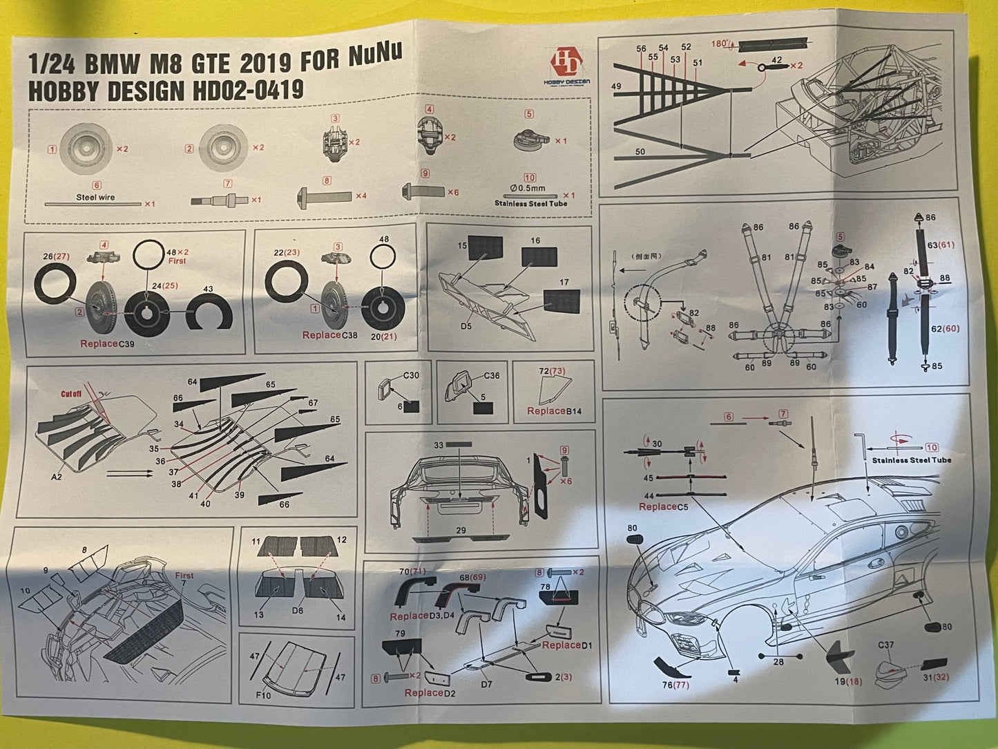 DETAIL SET UP BMW M8 GTE
