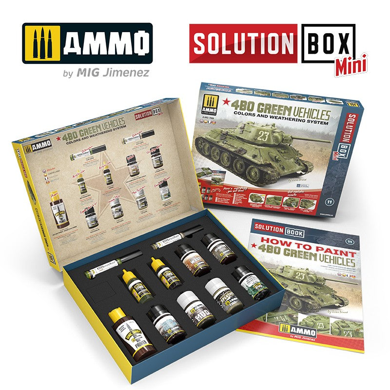 SOLUTION BOX MINI 11 - 4BO Russian Green Vehicles