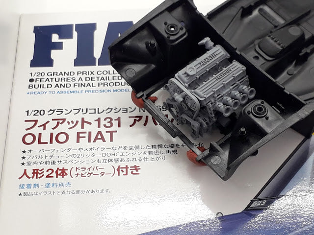 MOTOR COMPLETO PARA 131 ABARTH TAMIYA KIT 1/20