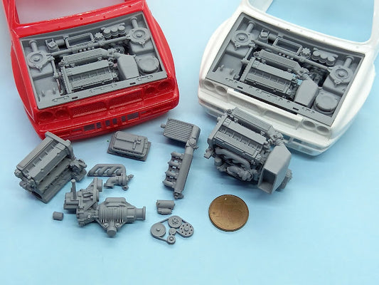COMPLETE ENGINE FOR LANCIA DELTA 16V HASEGAWA 1/24 KIT