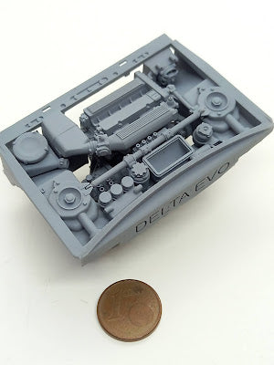 KIT DE MOTOR COMPLETO FOE LANCIA DELTA EVO HASEGAWA 1/24