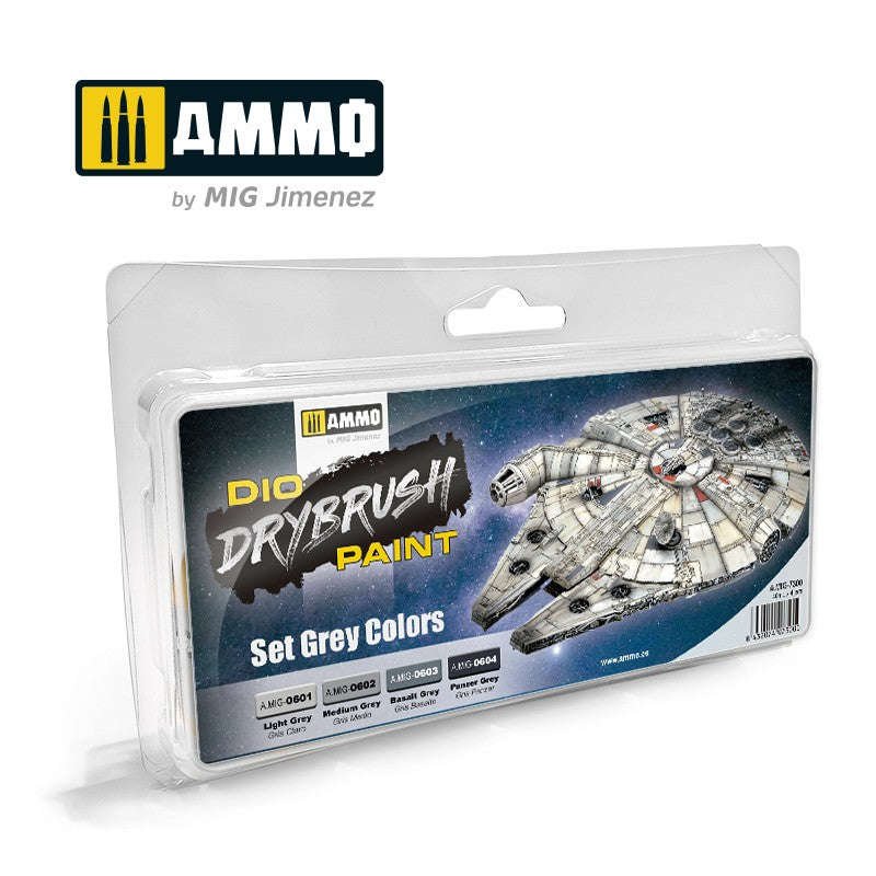 SƠN MÔ HÌNH AMMO BY MIG - SƠN DIO DRYBRUSH PAINT | Việt Nam