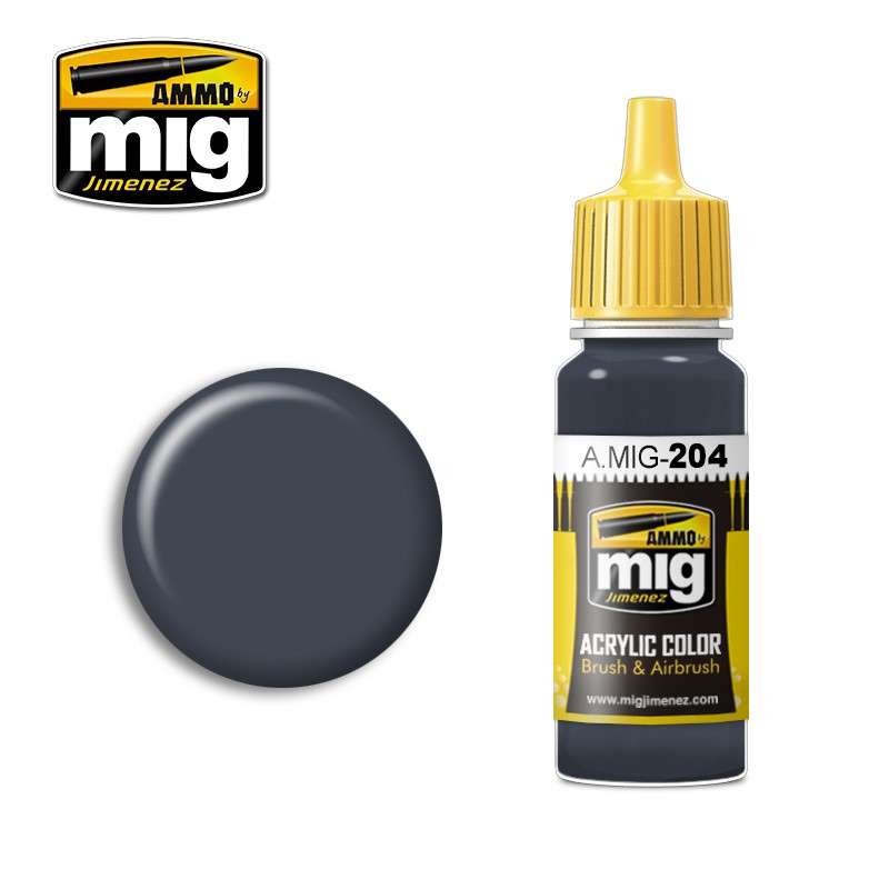 ACRYLIC COLOR FS-36118 Medium Gunship Gray