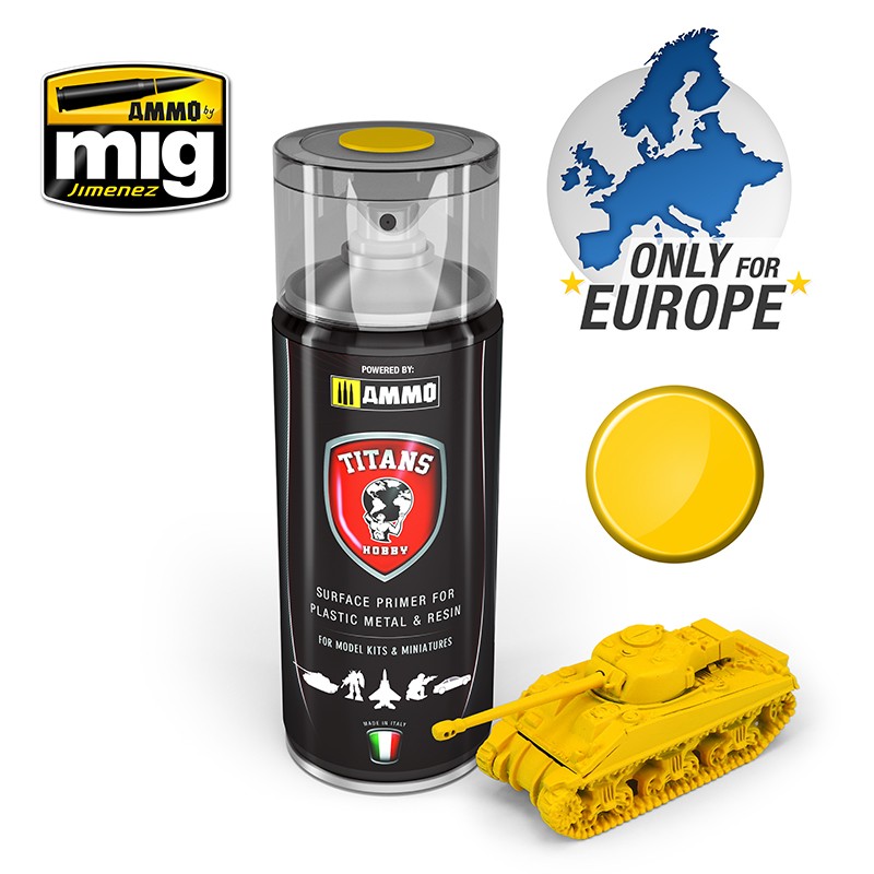 TITANS HOBBY: IMPERIAL YELLOW MATT PRIMER