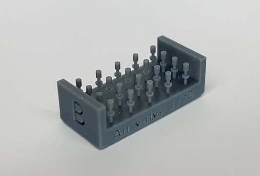 TIRE VALVES FOR CARS - TYPE B - FLAT HEAD LONG