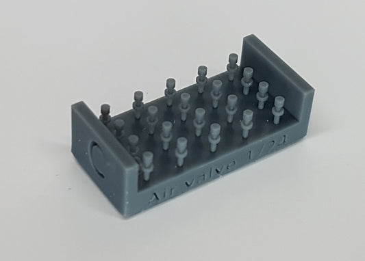 TIRE VALVS FOR CARS - TYPE C FLAT SHORT