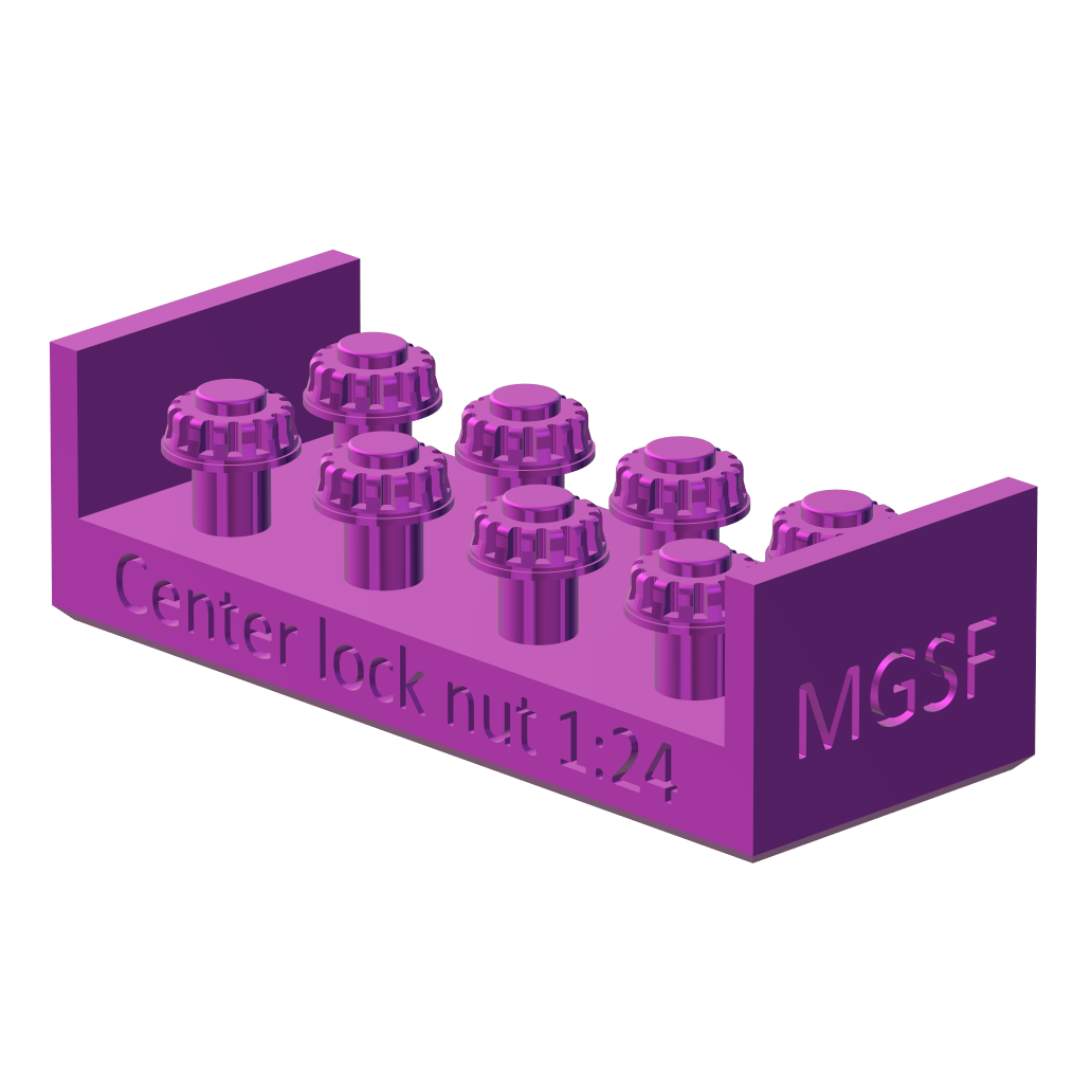 CENTER LOCK NUT - TYPE C STREET