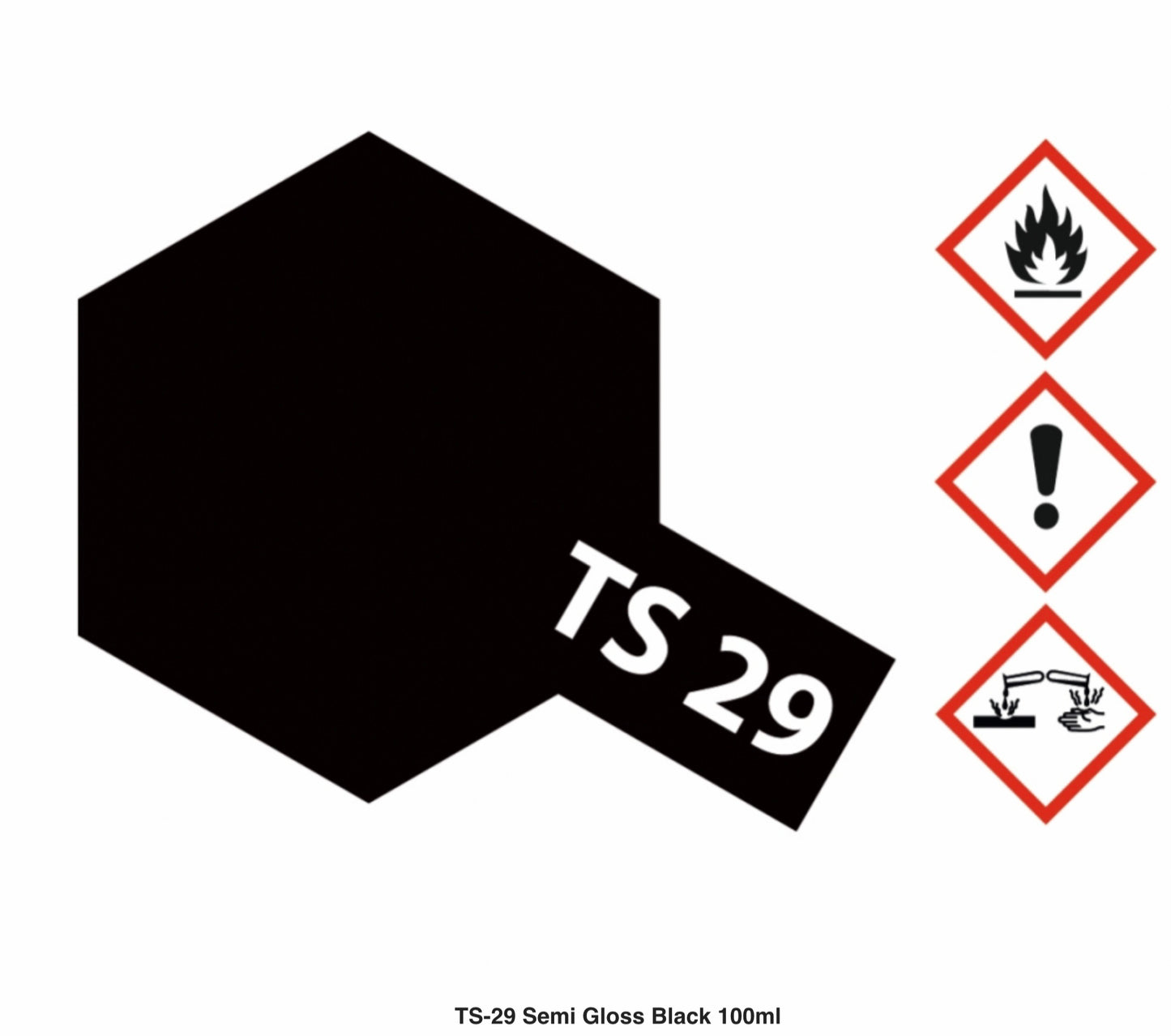 TS-29 SEMI GLOSS BLACK - SPRAY 100ML