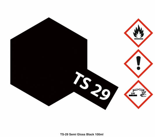 TS-29 SEMI GLOSS BLACK - SPRAY 100ML