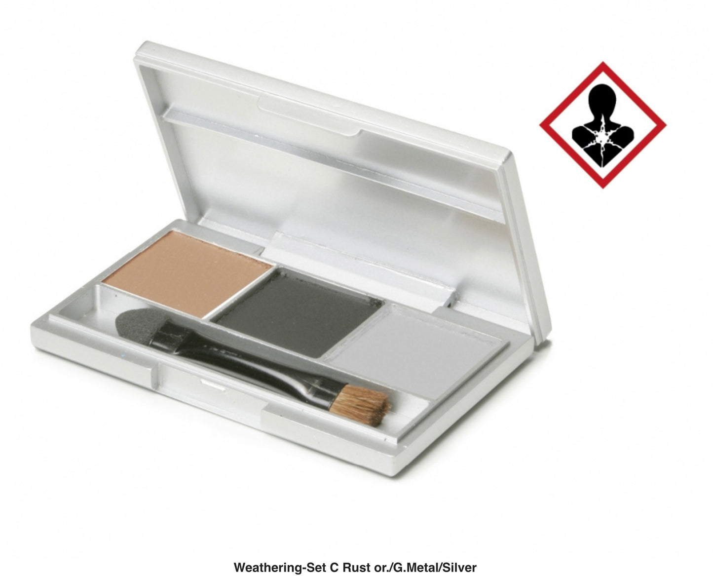 CONJUNTO DE TEMPO C ORANGE RUST / GUN METAL / PRATA