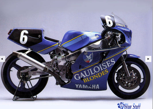 ADESIVOS YAMAHA FZR750 GAULOISES - 24 JPURS BOL D´OR 1985