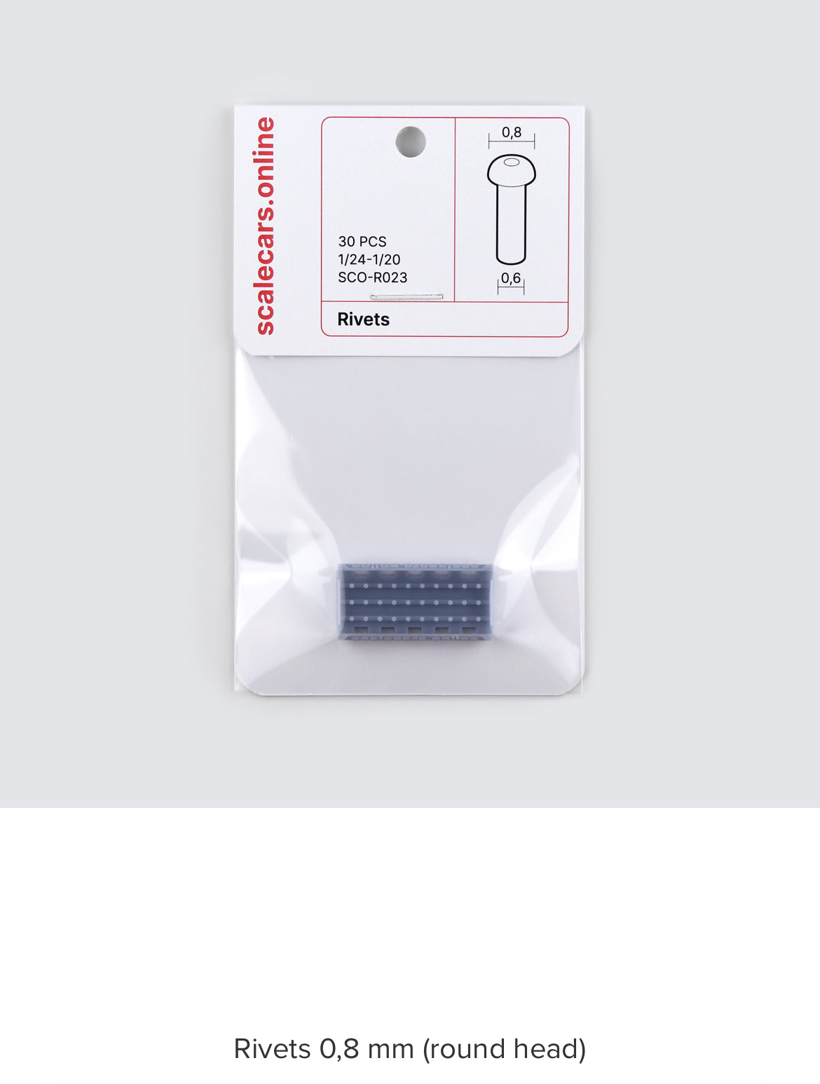 RIVETS 0,8MM ROUND HEAD