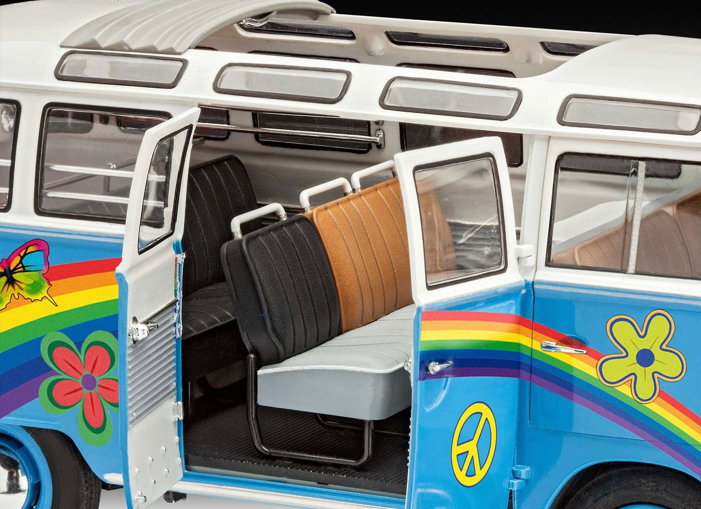 VOLKSWAGEN T1 SAMBA BUS FLOWER POWER