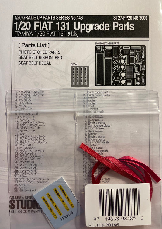 PHOTOETCHED SET UP-GRADE FIAT 131 ABARTH RALLY