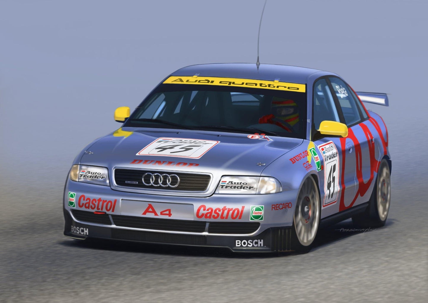 AUDI A4 QUATTRO UK TEAM - BRITISH TOURING CAR CHAMPIONSHIP 1996 - BTCC