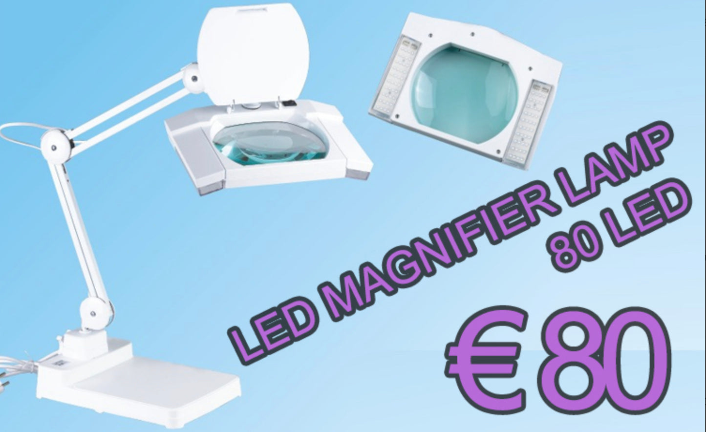 LAMP LED MAGNIFYING SQUARE MODEL