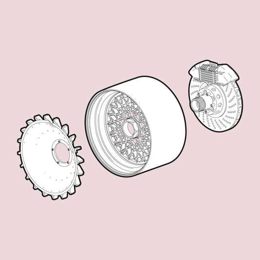 RIMS + BRAKES - PORSCHE 935 BABY