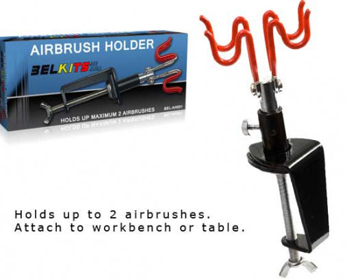AIRBRUSH HOLDER FOR 2 AIRBRUSHES