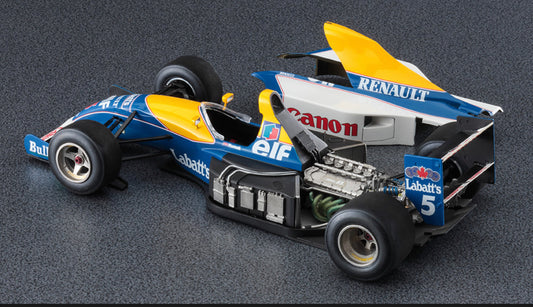 WILLIAMS FW14 - ALL METAL ENGINE DETAILS