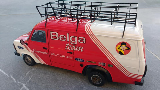 DECALS FORD TRANSIT MK2 LWB - BELGA RALLY TEAM SERVICE VAN