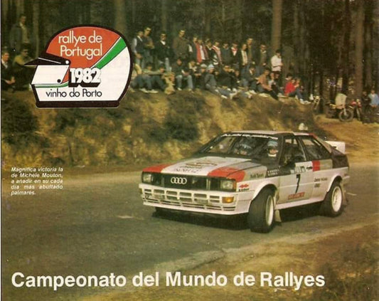 TRANSKIT AUDI QUATTRO VERSION TARMAC - RALLYE DU PORTUGAL 1982