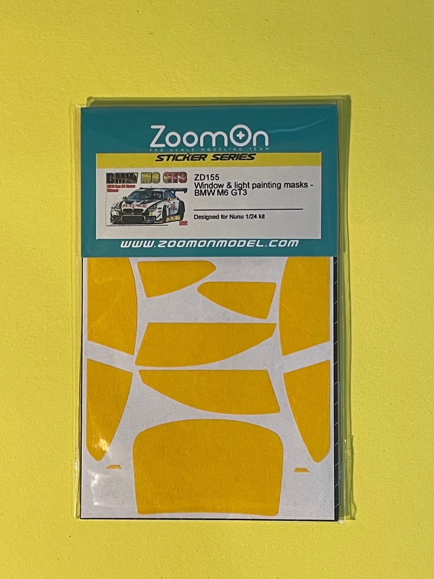 MASQUE DE PEINTURE POUR BMW M6 GT3