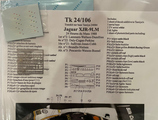 TRANSKIT JAGUAR XJR-9LM - 24 HEURES DU MANS