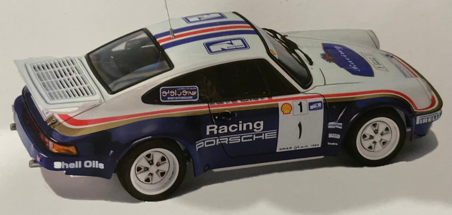 Porsche 911 SC RS patrocinado por Rothmans - Oman International Rally 1984