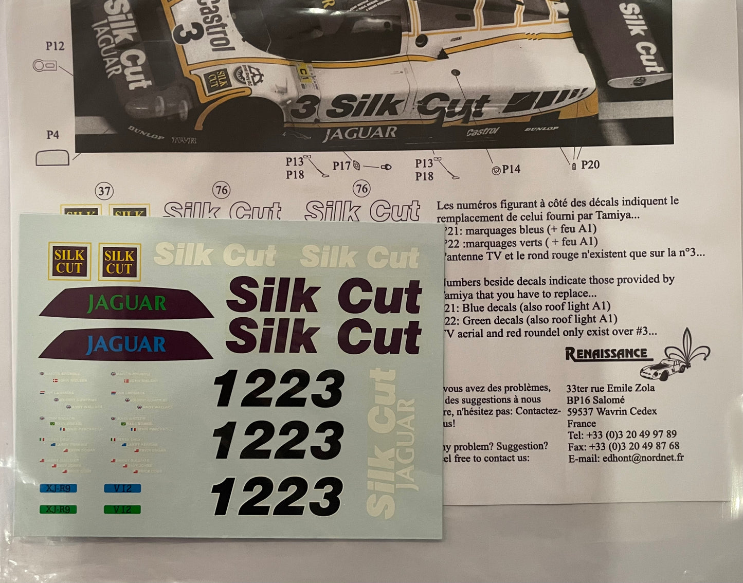 TRANSKIT JAGUAR XJR-9LM - 24 HORAS LE MANS